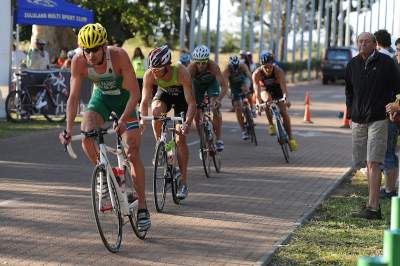 Antón Ruanova en la Copa de África ITU de Triatlón Sprint